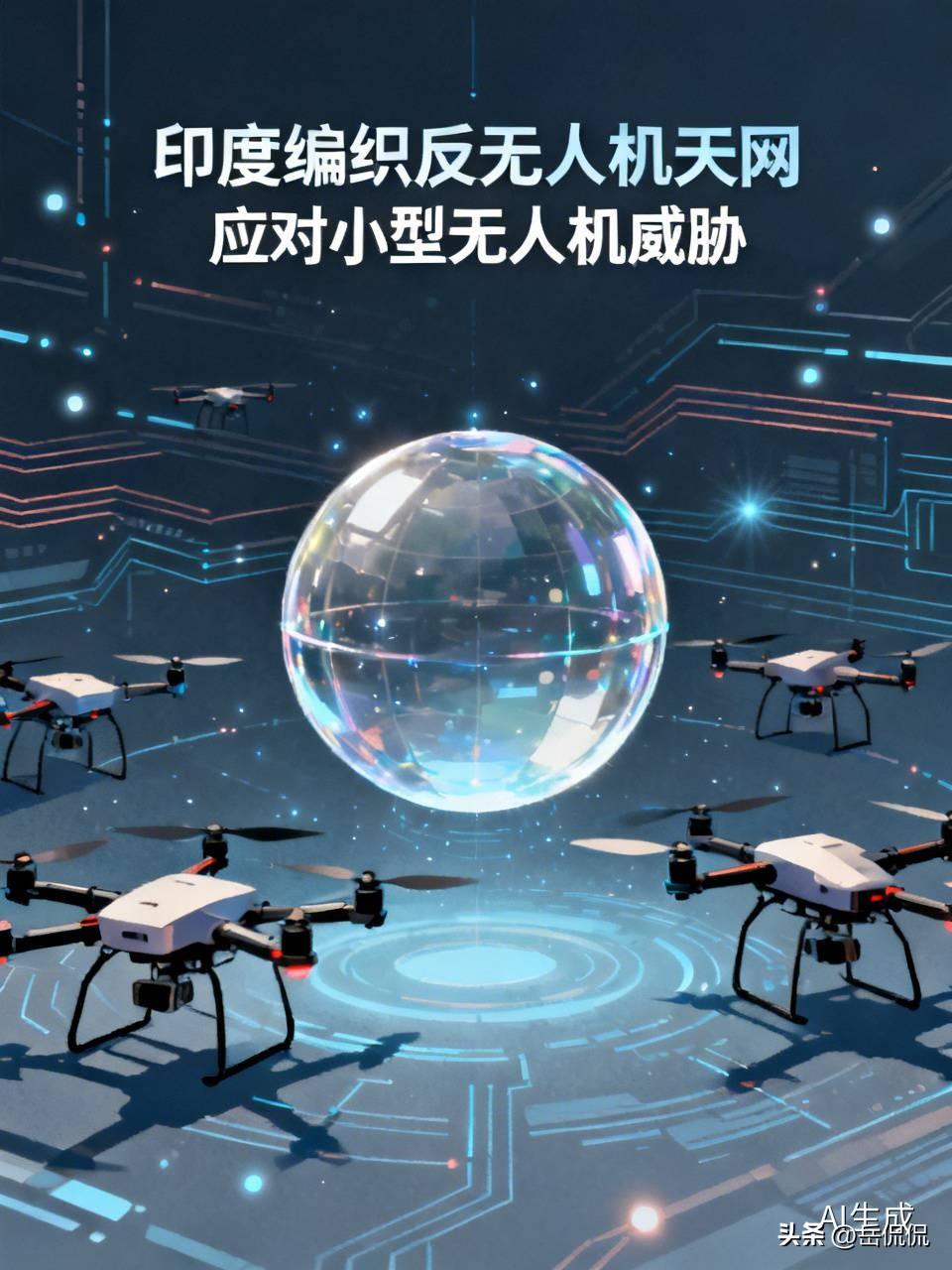 先说一句实在话，现在印度急急忙忙张罗这套反无人机大网，看着声势搞得震天响，听着规