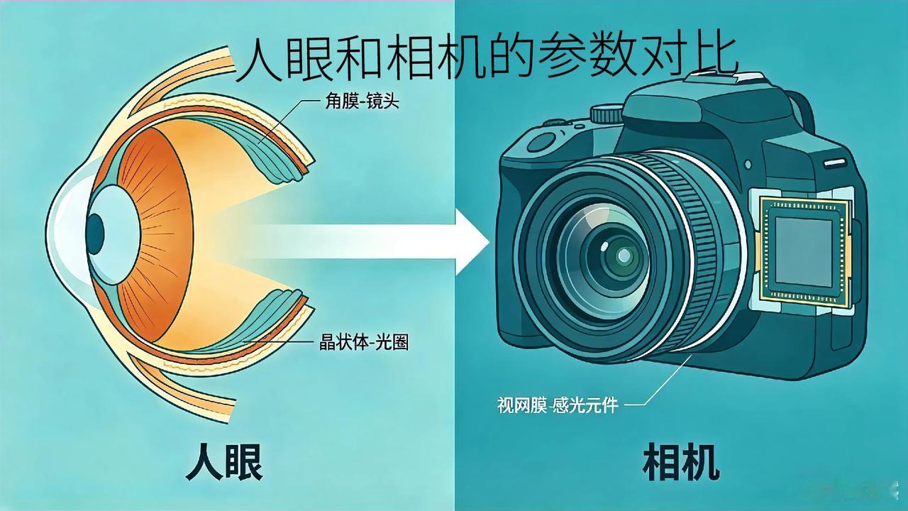 人眼相当于多大光圈和感光度的相机？

简单说：人眼≈ f/2.1～f/8.3 自