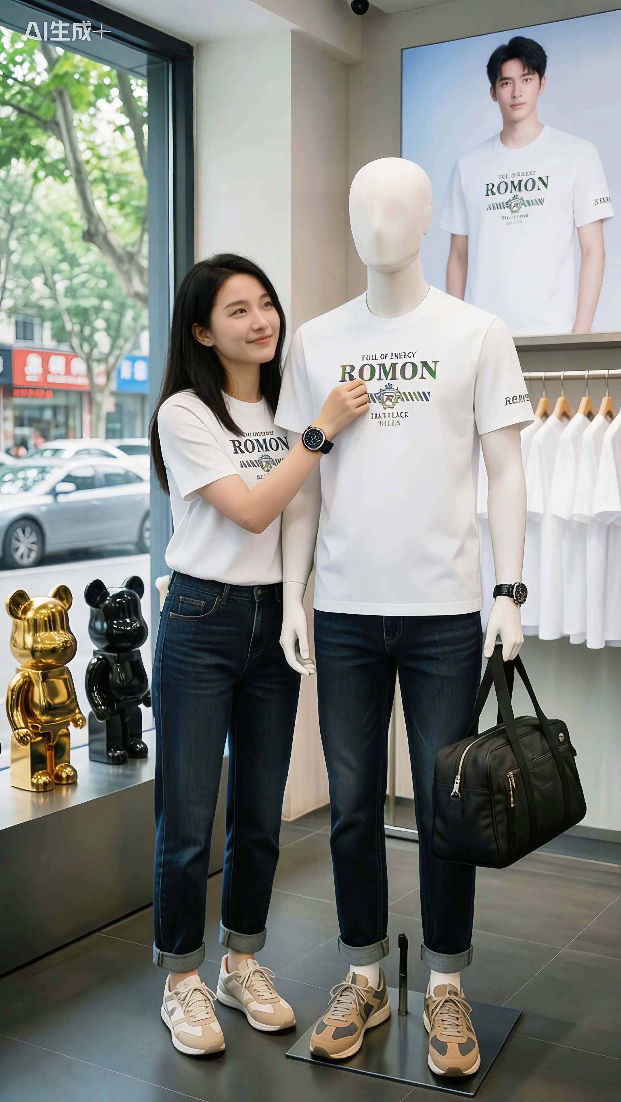 这个东西不白买 男装搭配 男生穿搭 T恤