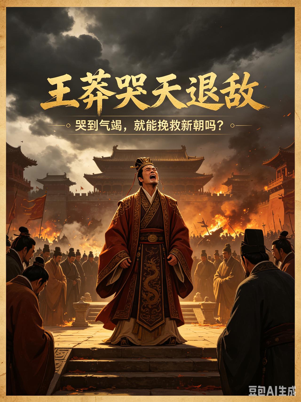 王莽:     诸位爱卿，更始军已经打到武关，这可如何是好。

崔发:     