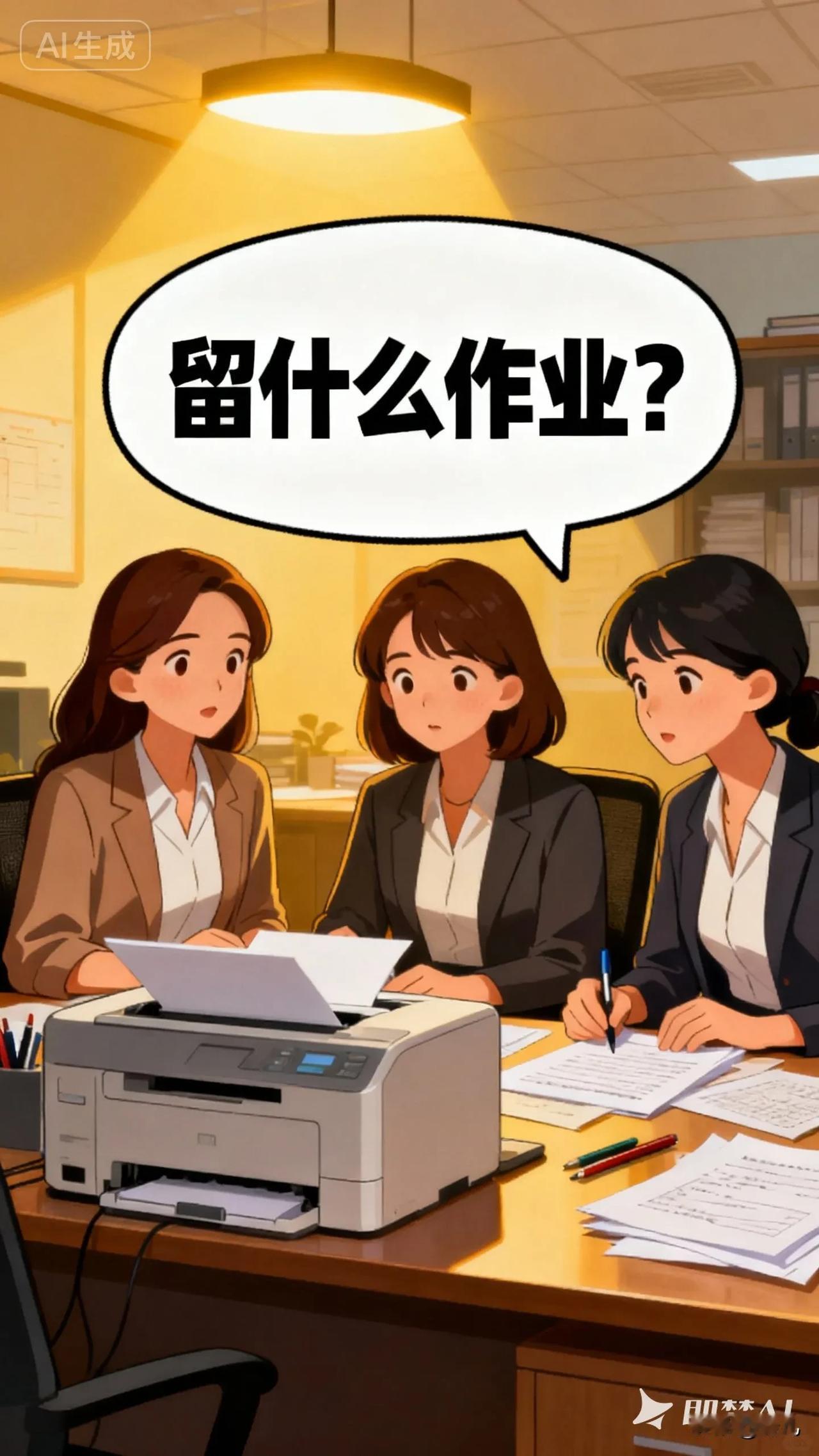 每天一到留作业老师们就愁。作业好像是通向是非的桥。
   本市一所小学三年级作业