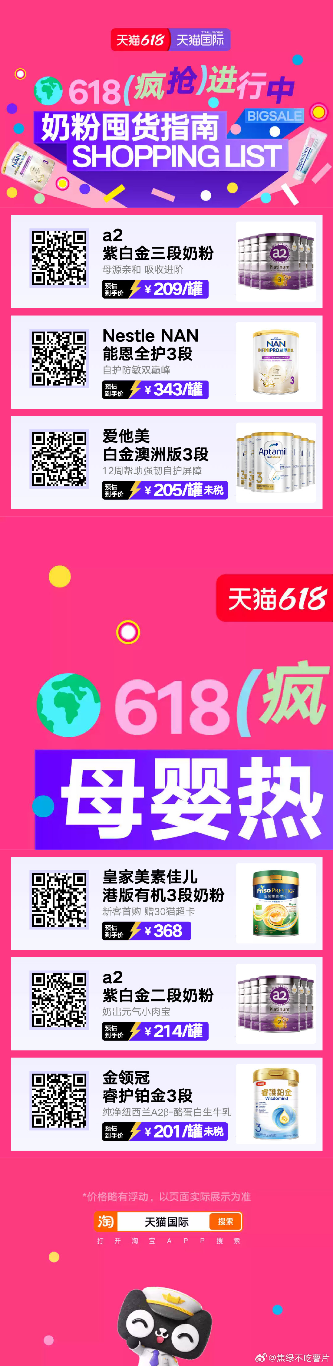 上天猫国际专业守护全家健康618囤全家营养品就选天猫国际，全球原装正品靠谱，长辈