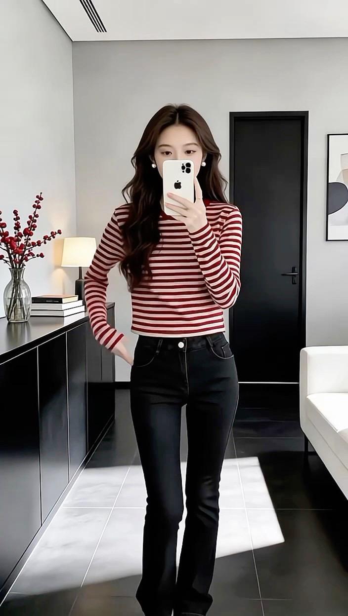 显瘦打底衫洋气上档次