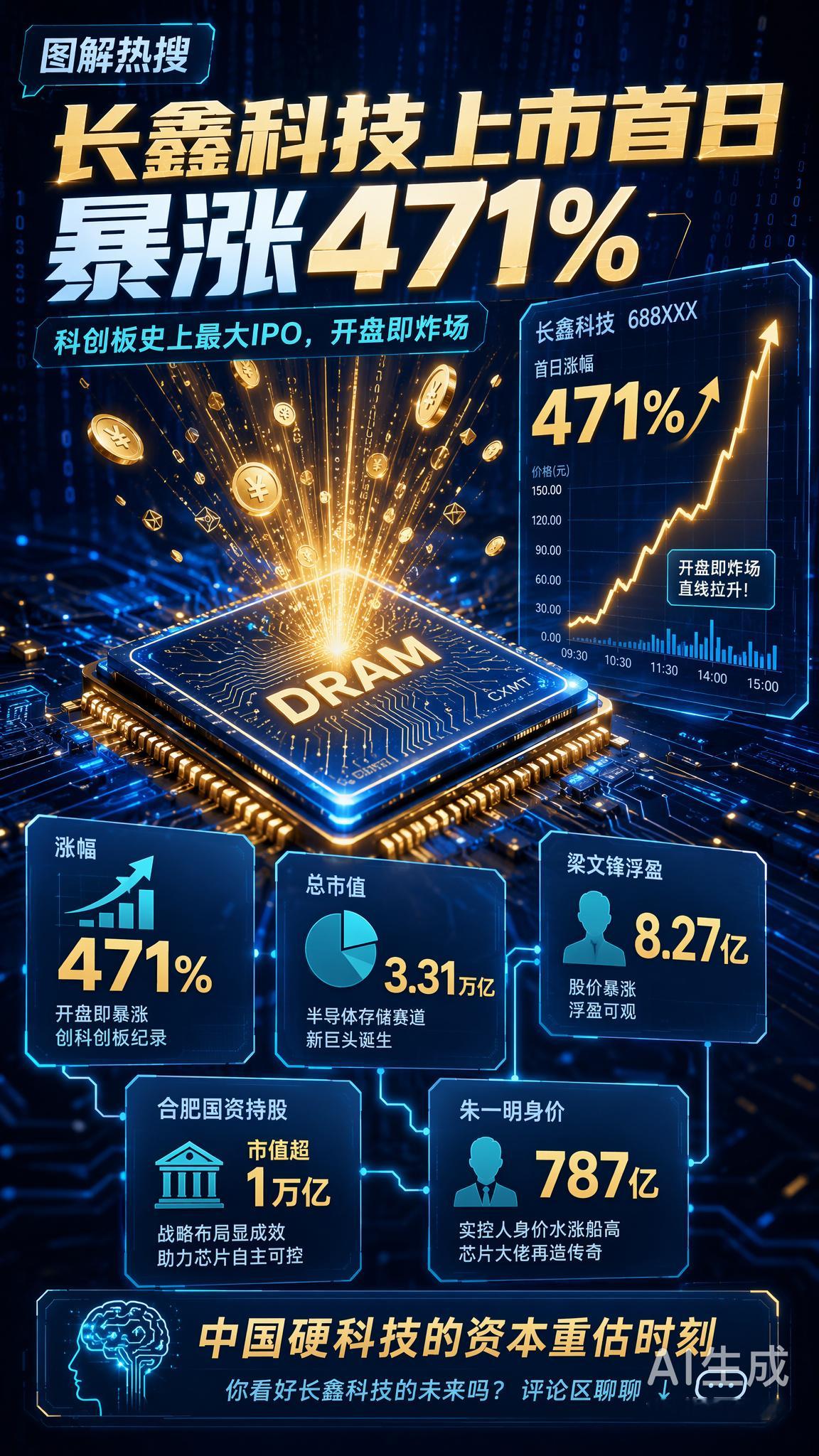 DeepSeek创始人梁文锋这次打新长鑫科技，浮盈8.27亿，这数字看着确实吓人