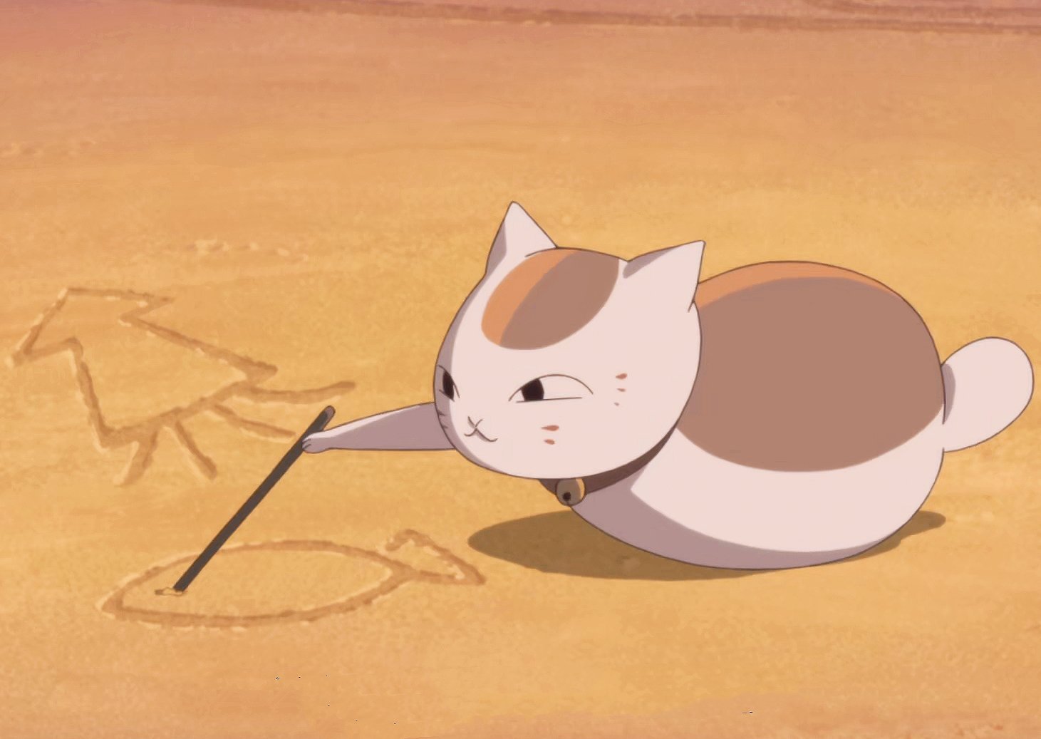 #夏目友人帐# 是超可爱の小画手 娘口三三(°ω°*ฅ)[心] ​​​