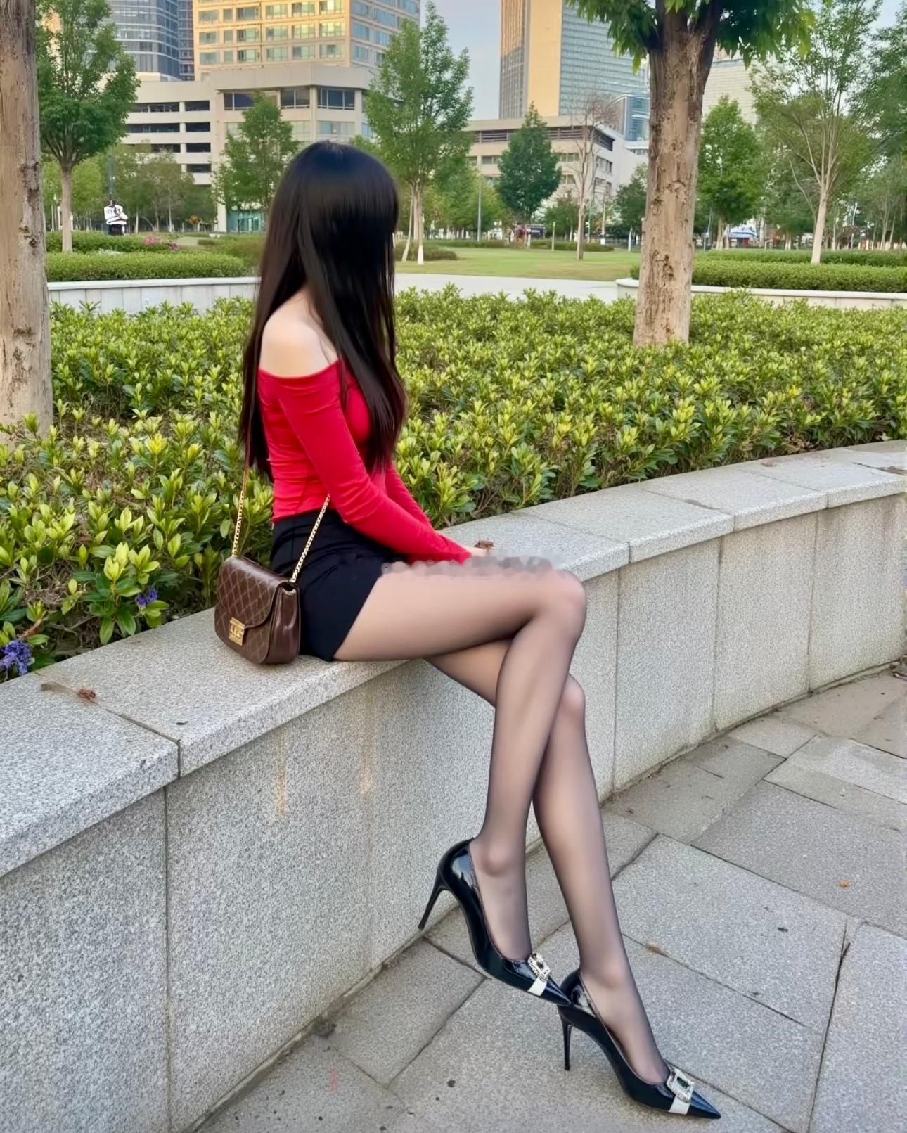 高跟鞋真不是逛街穿的腿精高跟细高跟鞋绫 ​​​