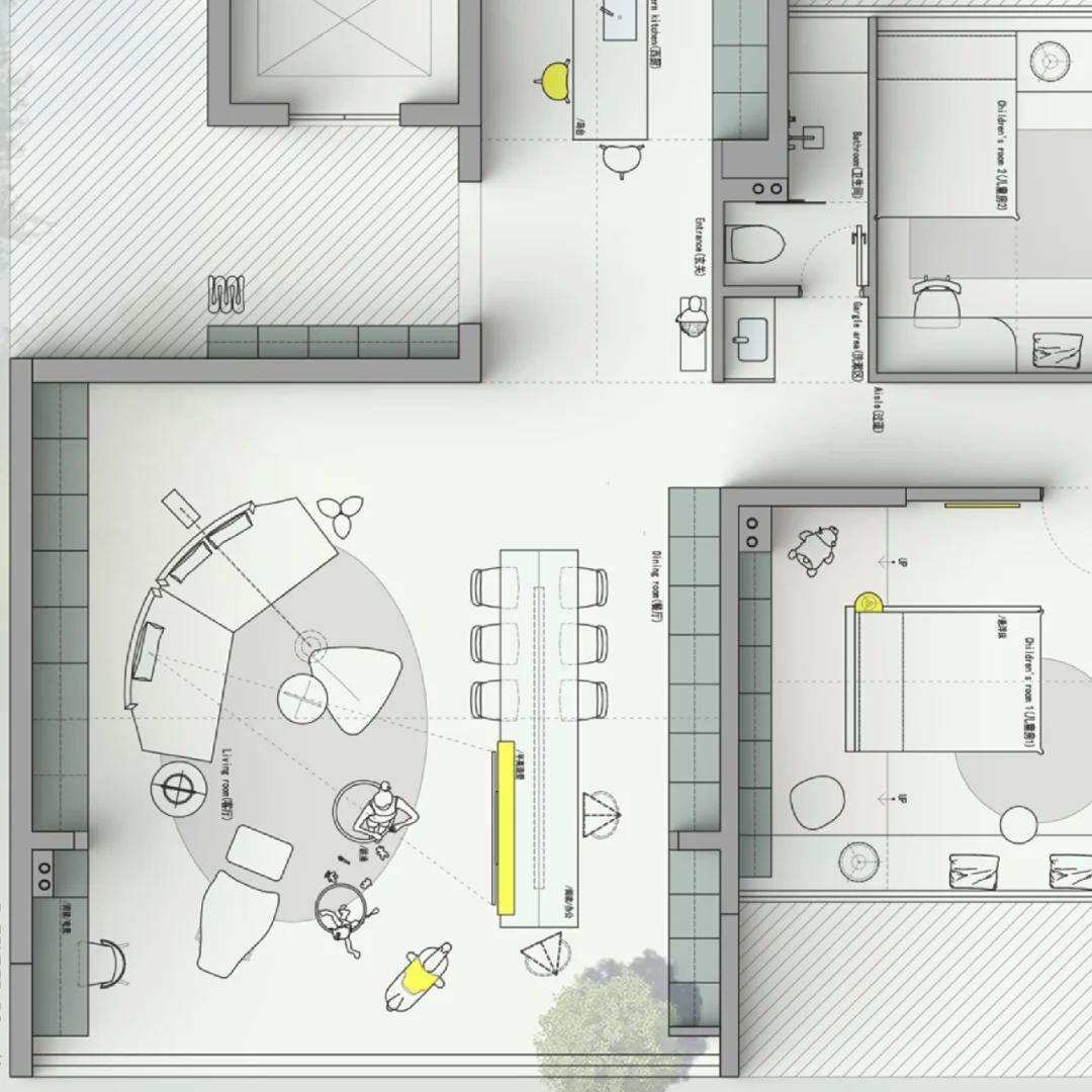 五月户型优化2️⃣-大大大平层视感的四叶草🍀