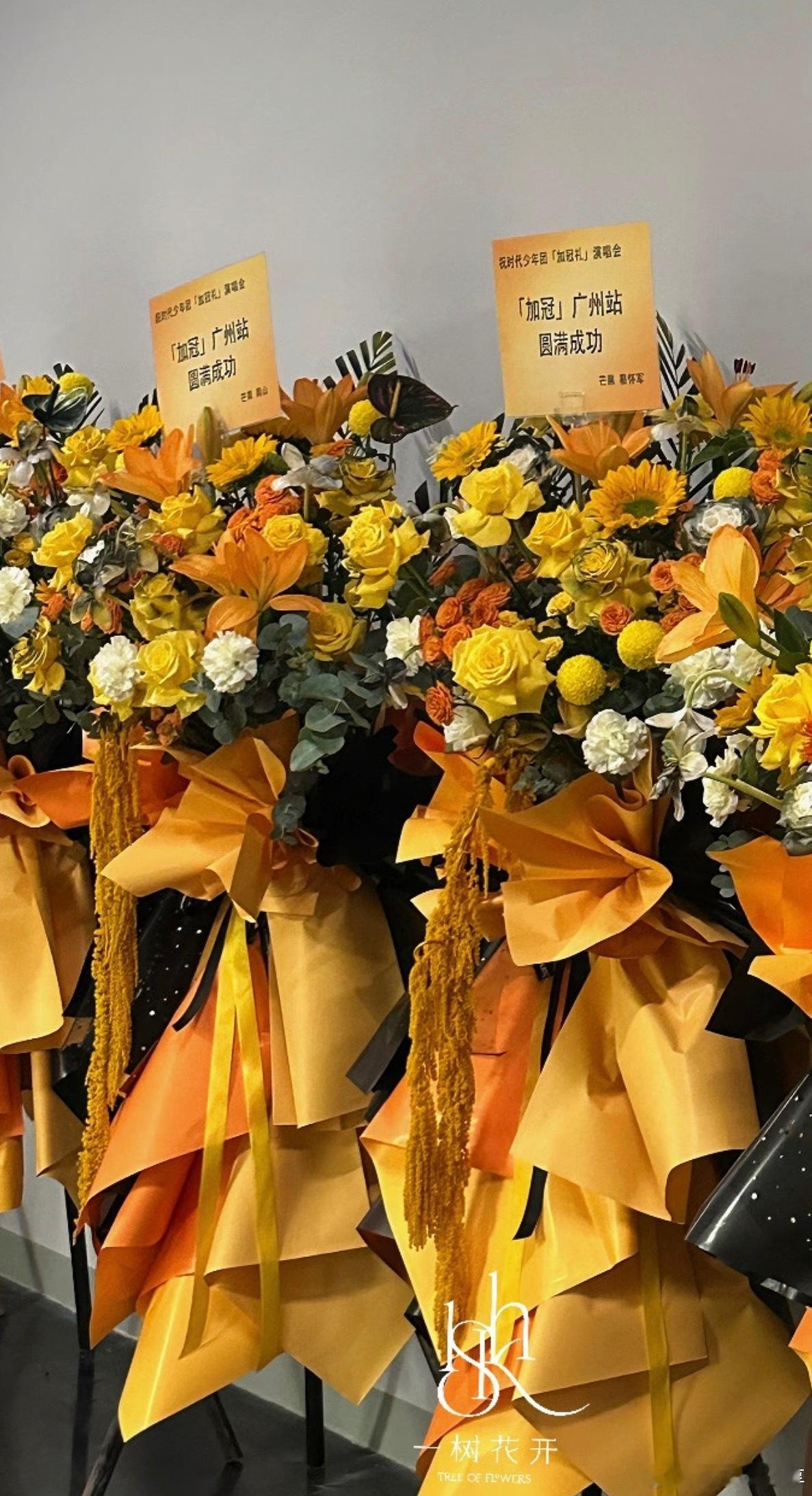 芒果TV大佬们 送给时代少年团应援花篮！ 