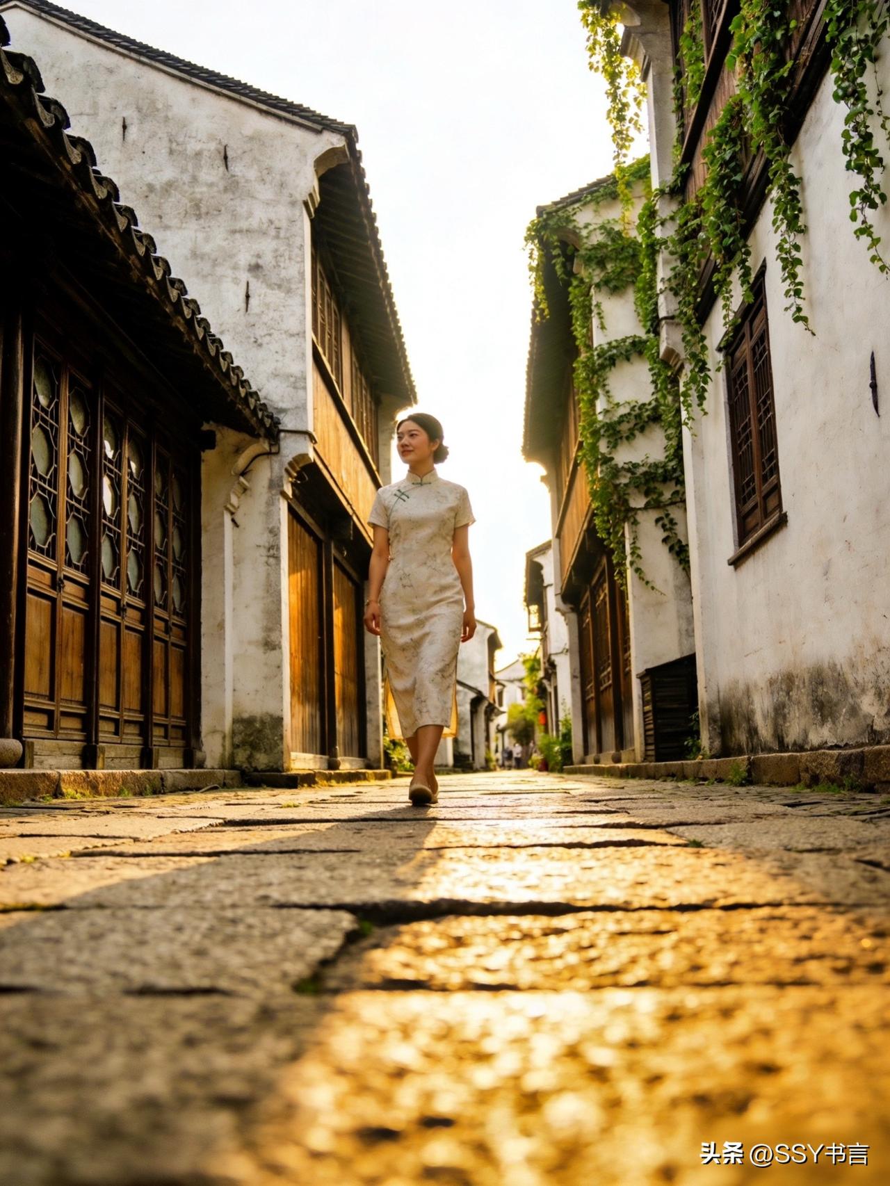 漫步苏州古巷，感受时光的静谧与美好。