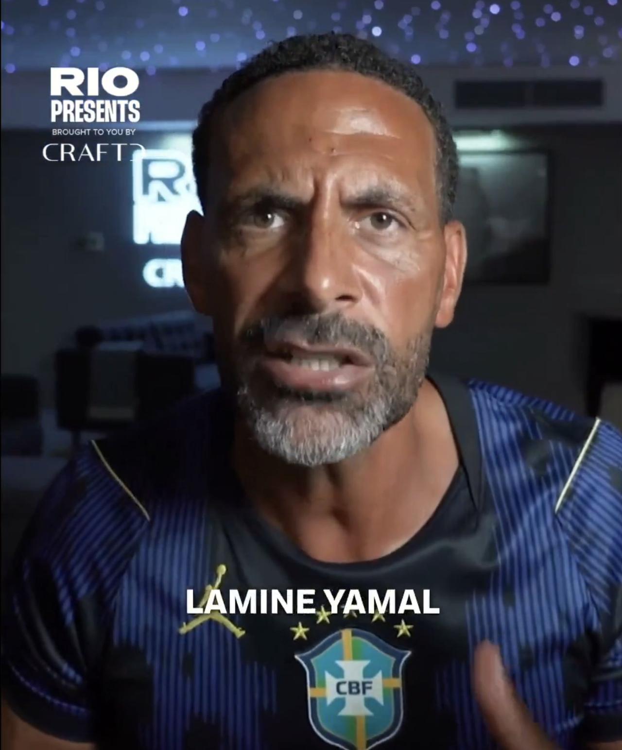 费迪南德盛赞巴萨新星亚马尔：用球技重启热爱，以行动反抗种族歧视
近日，曼联传奇名