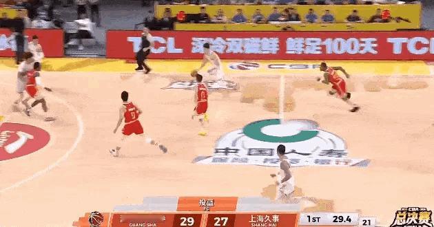 张镇麟这球我不知道国内哪个三号位能做出来广厦男篮vs上海男篮CBA总决赛