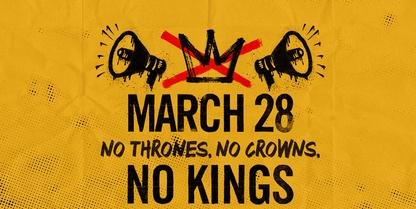 今天美国人将组织新一轮No King抗议活动，预计全美各地总共有3000场抗议。