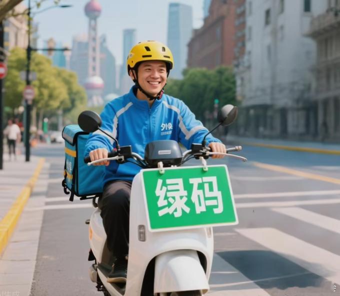 上海首创外卖快递骑手交通安全码外卖快递骑手凭绿码方可接单 上海在这些方面一直挺领