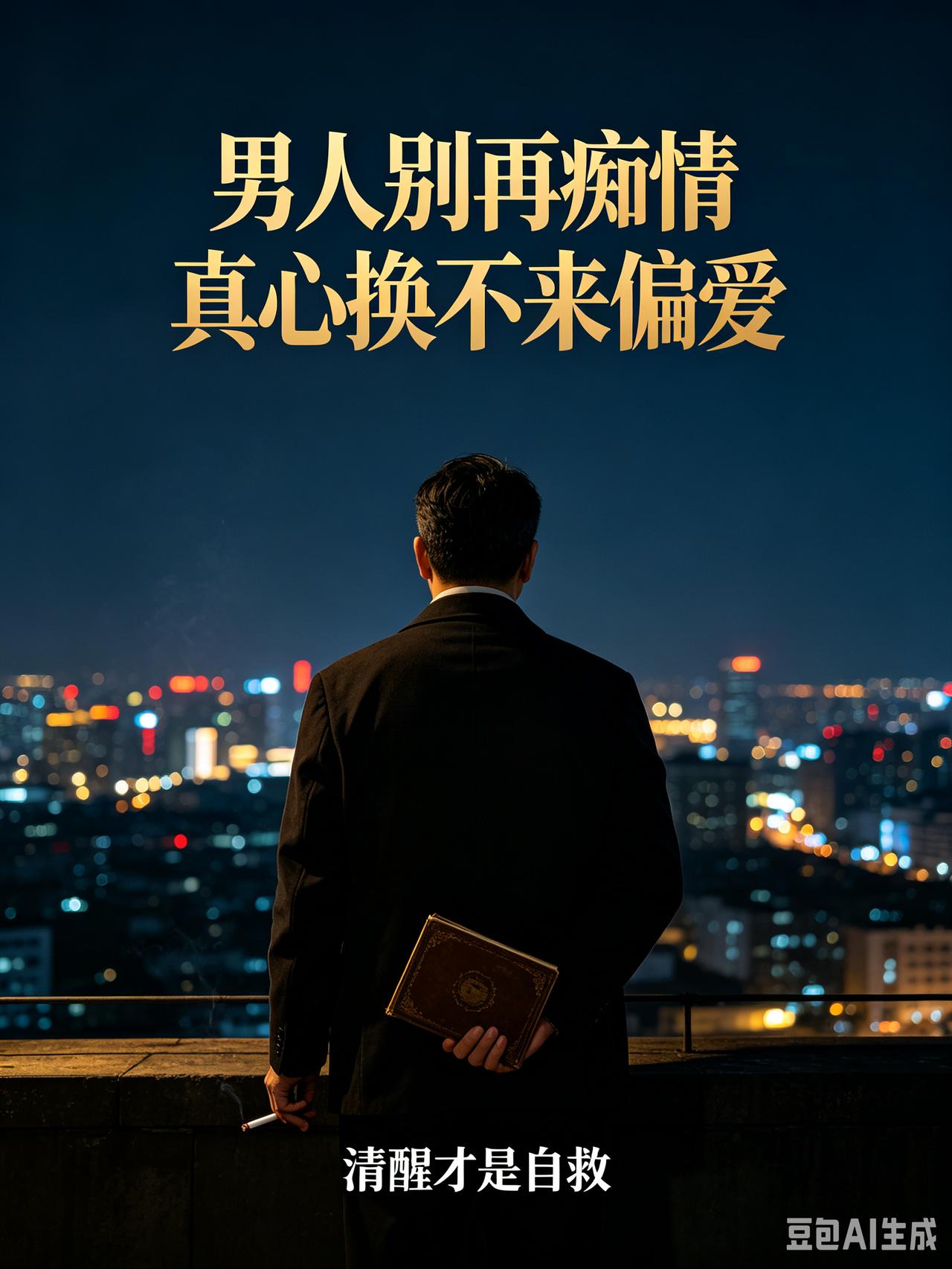 男人别再痴情！真心换不来偏爱，清醒才是自救
 
很多男人在感情里摔得遍体鳞伤，并