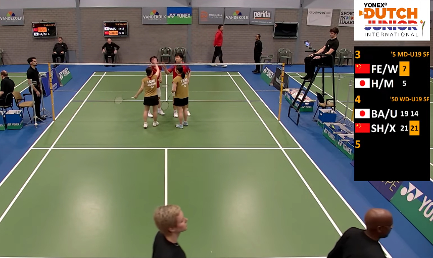 史思宸/向芋锦🇨🇳 21-19、21-14 🇯🇵伴野碧唯/上野优寿 女双