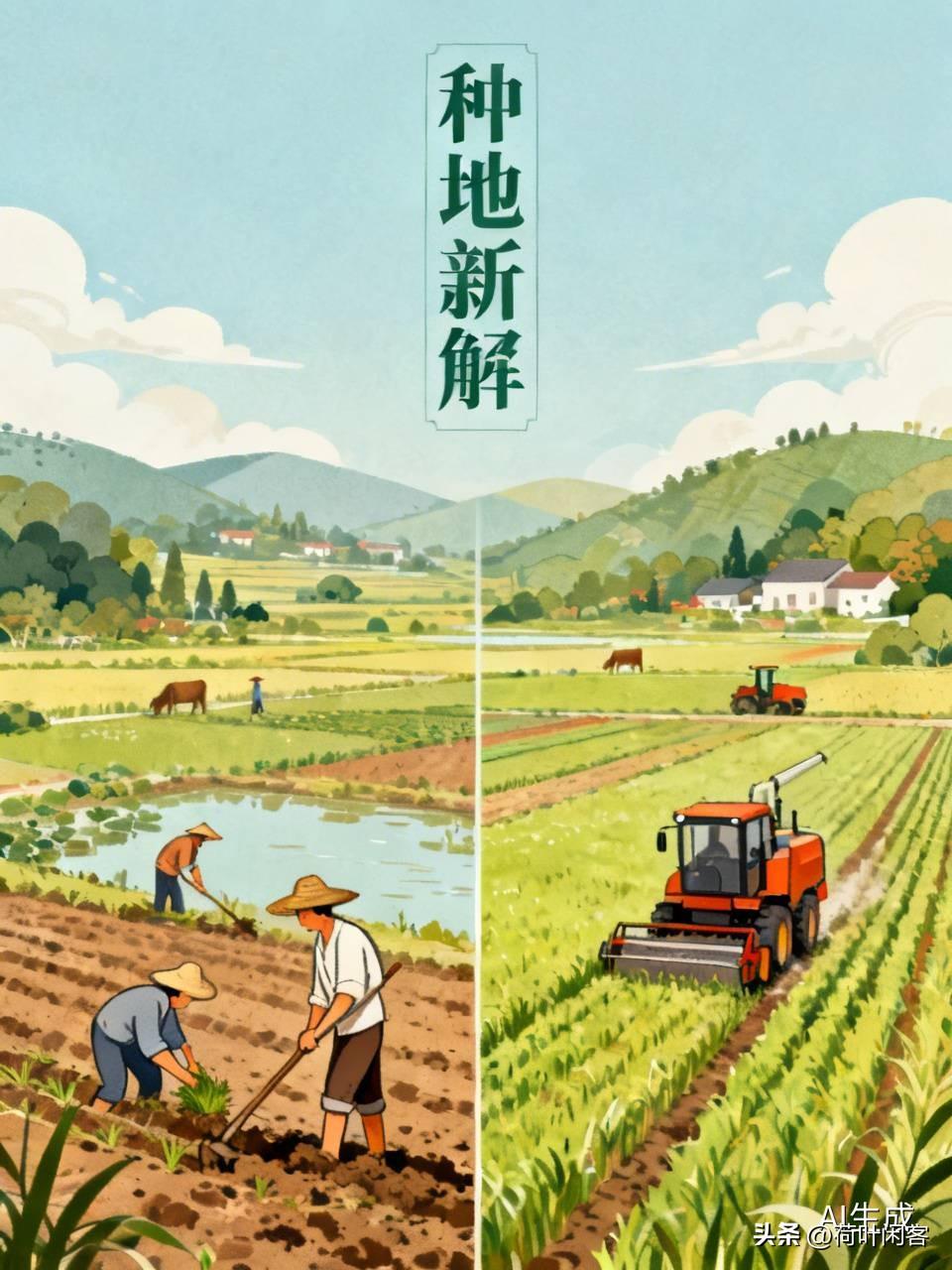 你们说现在的人为什么不喜欢种地? 
不是不喜欢种地，而是不喜欢传统的手工为主的种