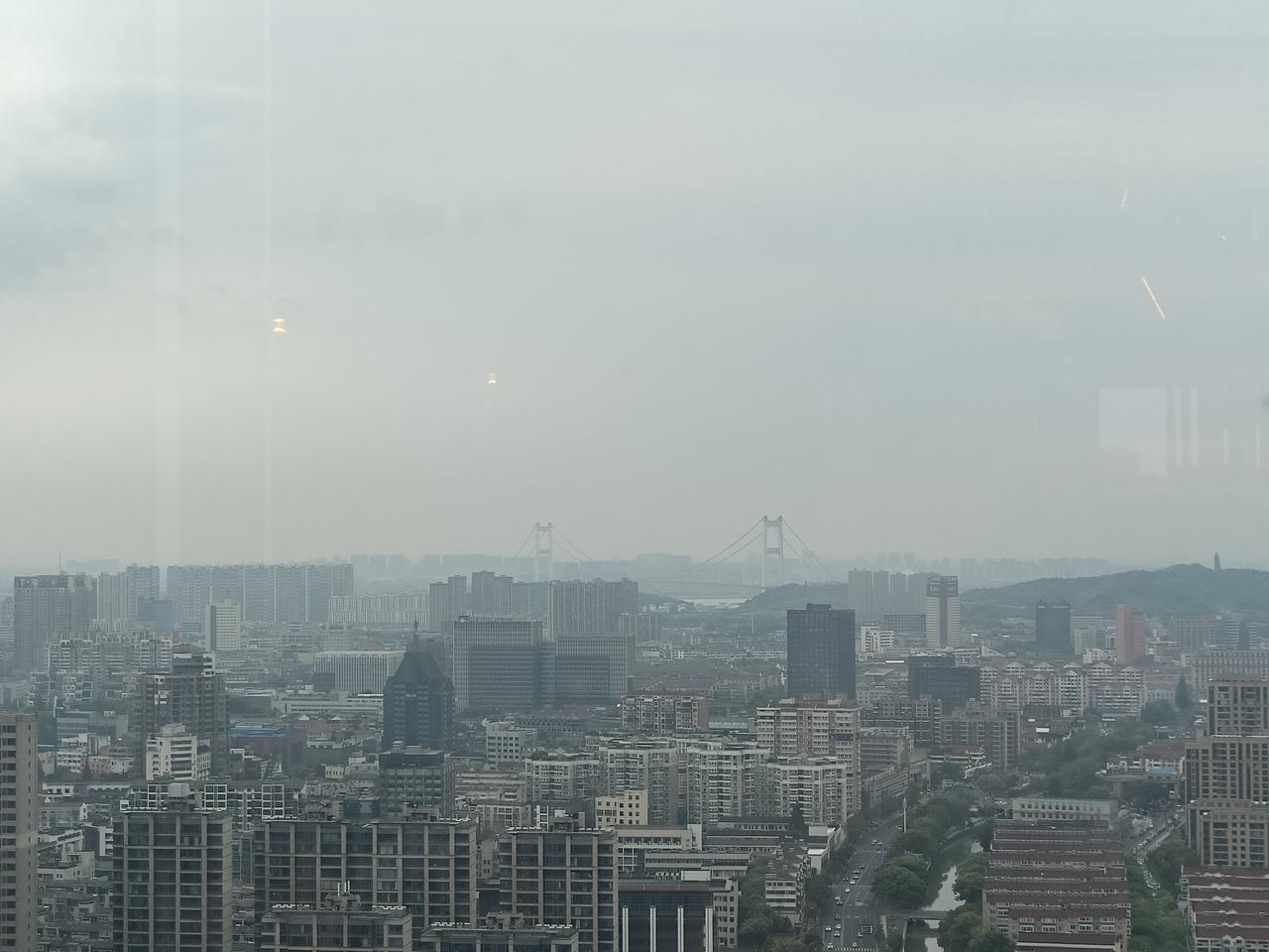 今年五一你在哪个城市江阴，雾锁长江