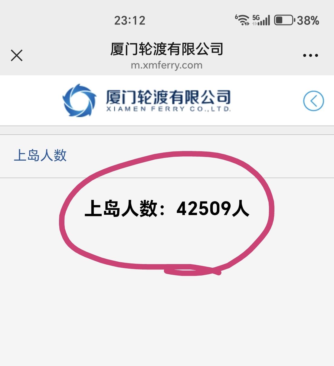 【8月7日，厦门鼓浪屿上岛人数超过4.2万人次】

今天是周五，厦门气温还是比较
