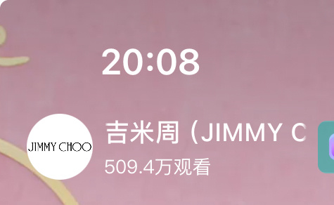 jimmychoo全球品牌代言人白鹿 女顶实火
