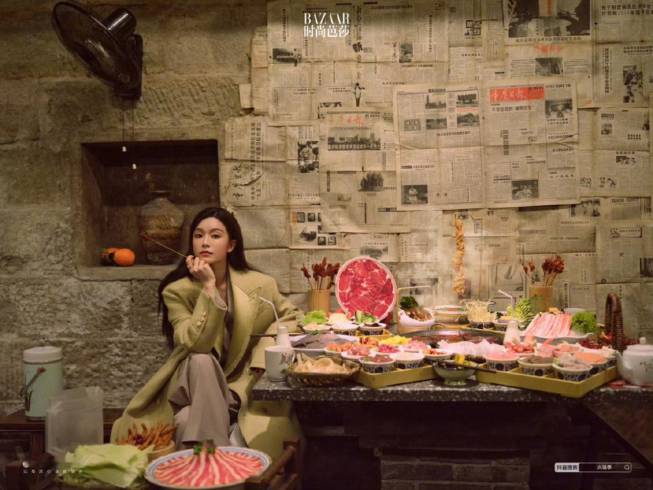 文咏珊邂逅重庆芭莎大片 摄影：韩心璐 