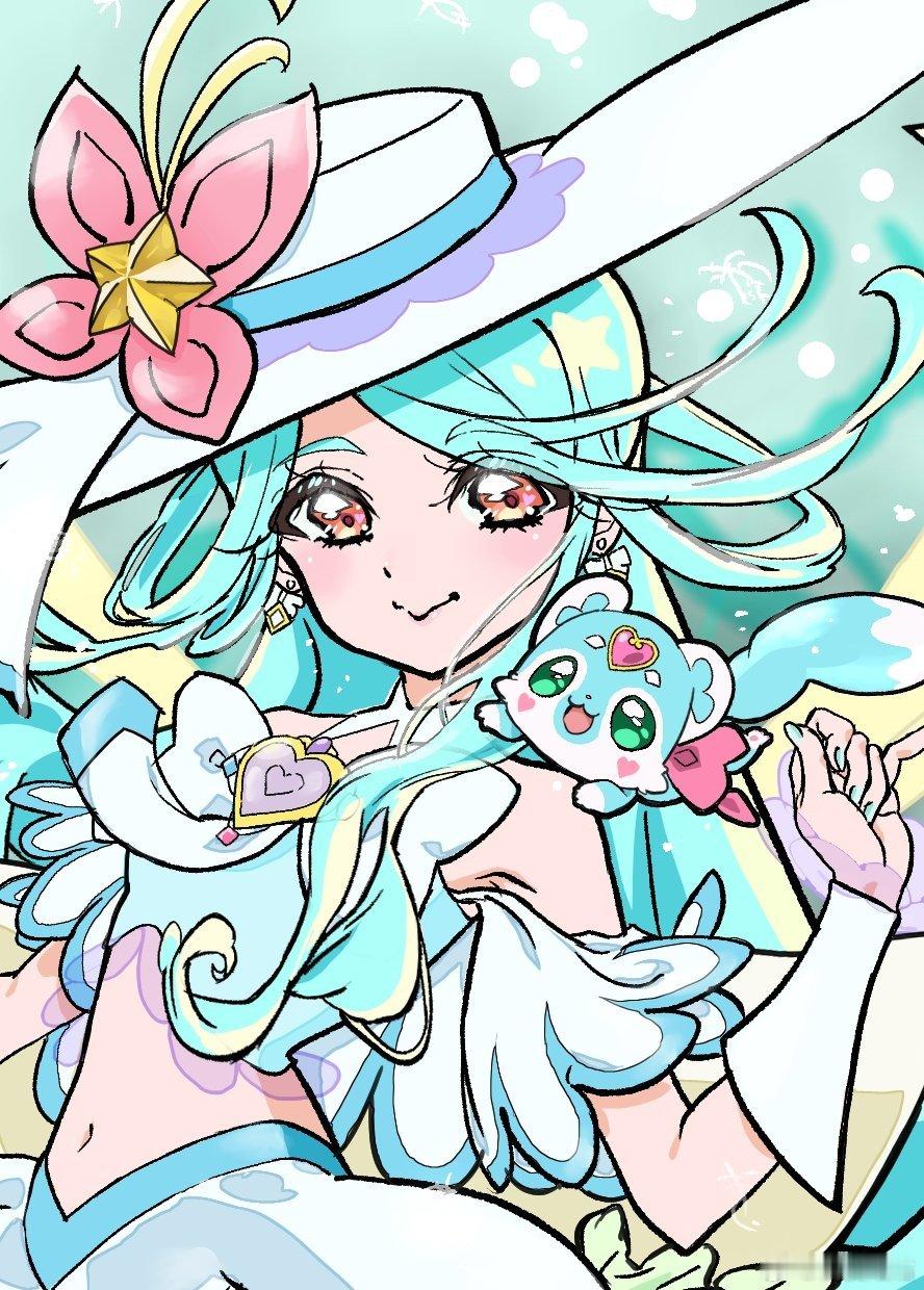 名侦探光之美少女，今天电影公开！一点都没有参加，只是因为喜欢所以自己默默应援画图