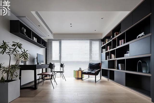 160㎡现代简约，低调灰色+安静蓝色，营造优雅舒适的家