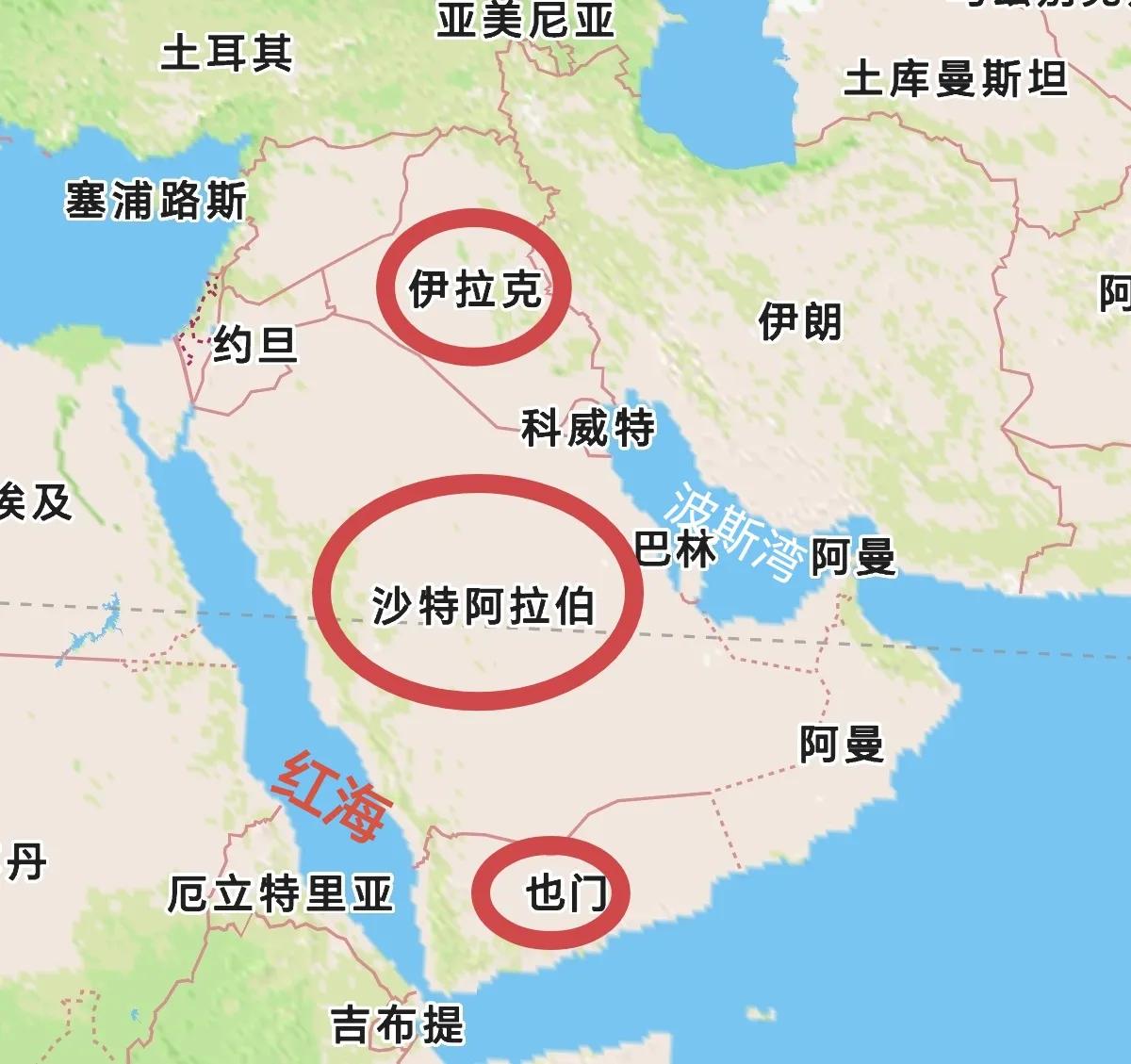 沙特被南北夹击了！7月27日，南部也门胡塞武装打击了沙特从东部向西部红海延布港运