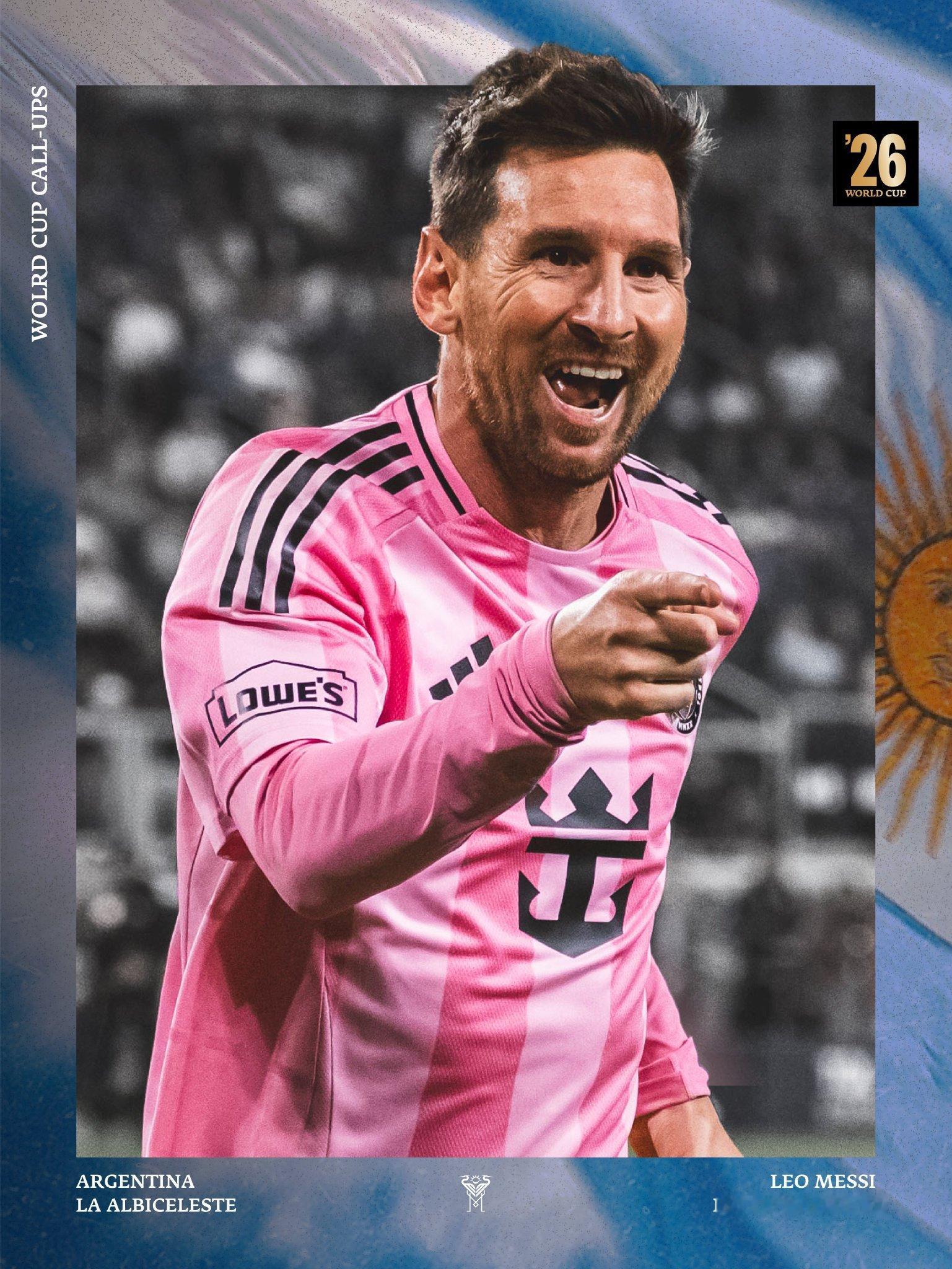 迈阿密官方｜梅西和德保罗已整装待发，为世界杯做好准备🫡🇦🇷迈阿密国际