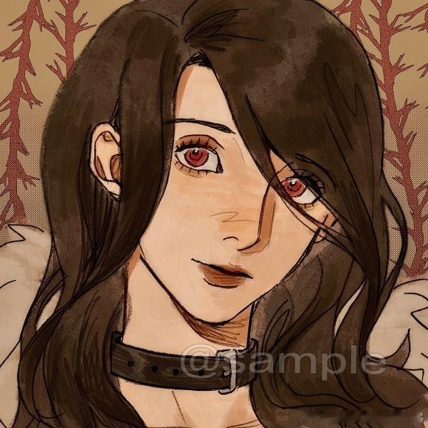 【】神必黑发红瞳钕