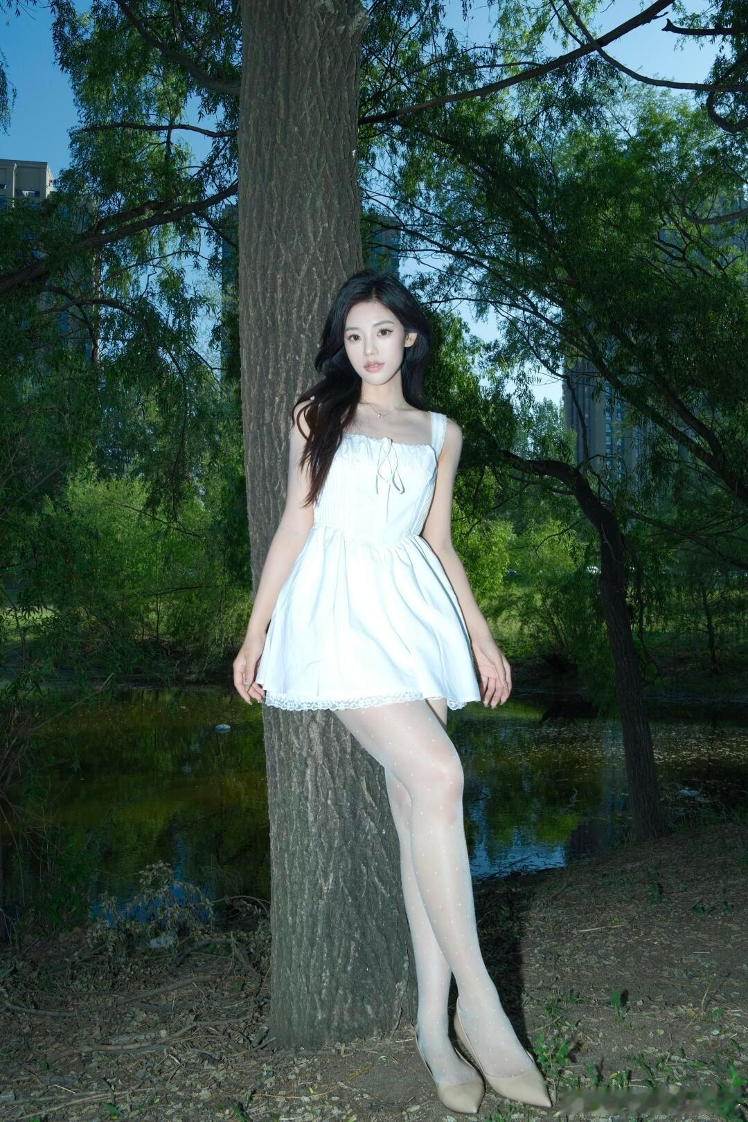 迷人的白色波点 ​​​