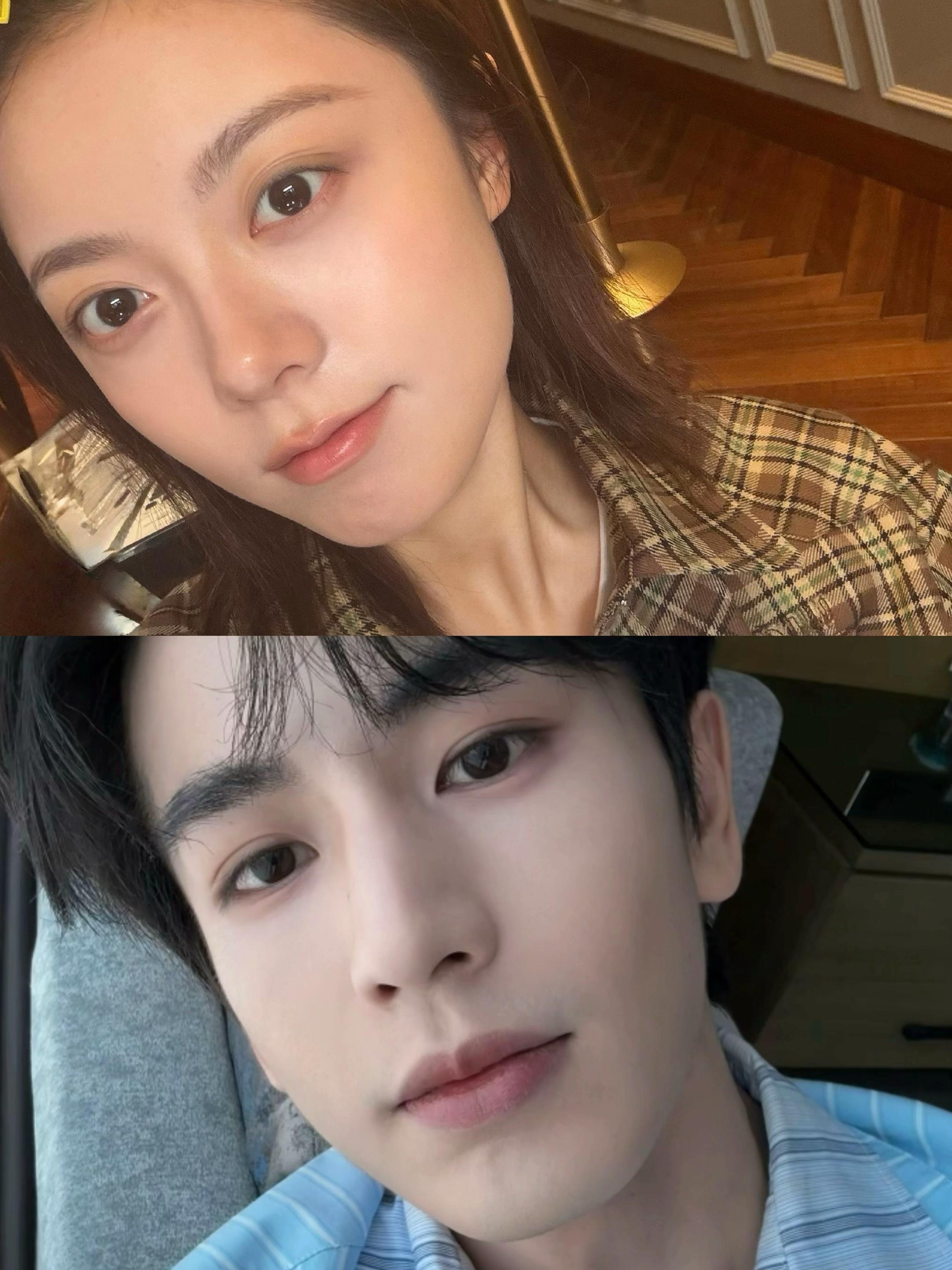 嘻嘻嘻😬情侣头像分享。