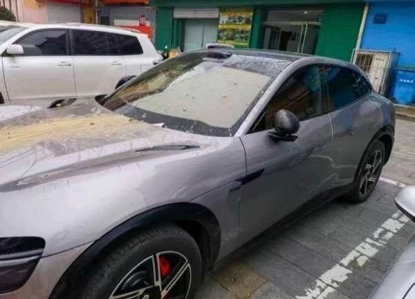 这是什么病态心理，竟然有人故意给小米YU7车辆泼粪。。。