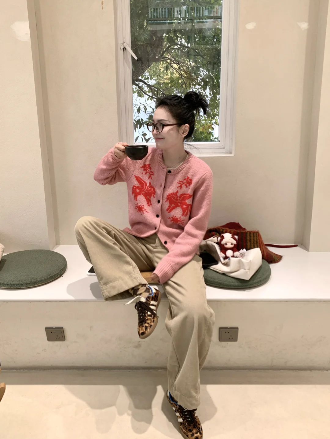 今天的丸子头是草莓味的🎟️