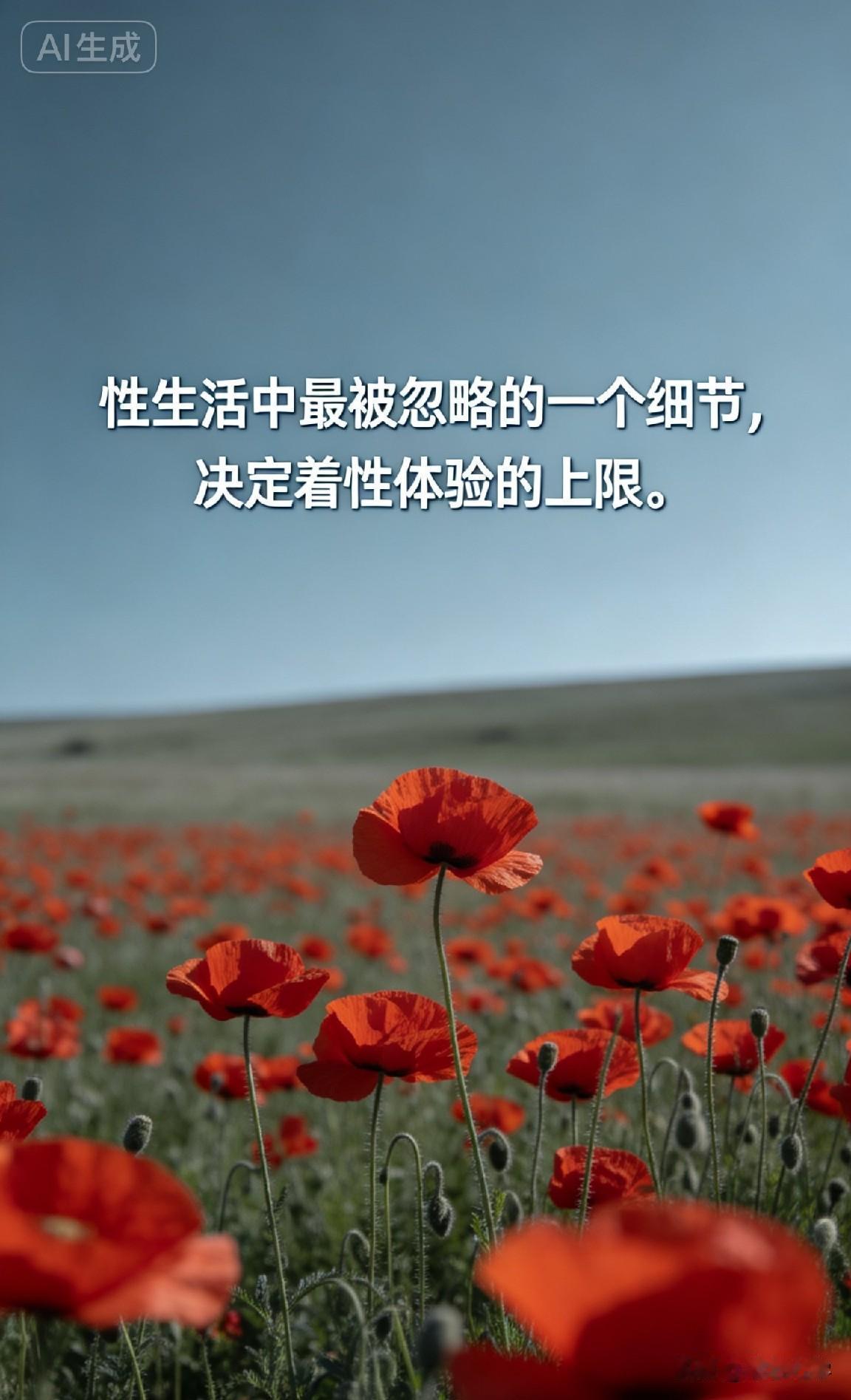 性生活中最被忽略的一个细节，决定着性体验的上限。

很多人以为，性生活的质量取决