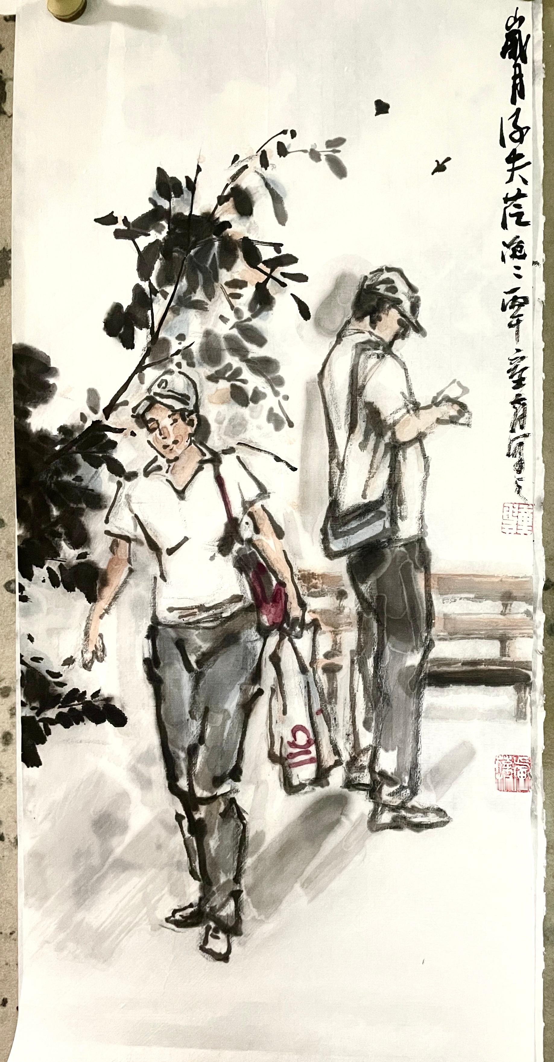 卢氏水墨[超话]  岁月流逝茫沧沧 ​​​