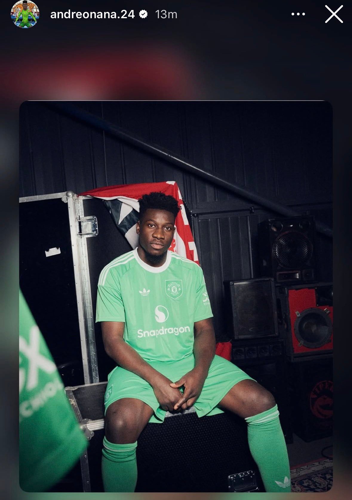 奥纳纳Instagram曼联