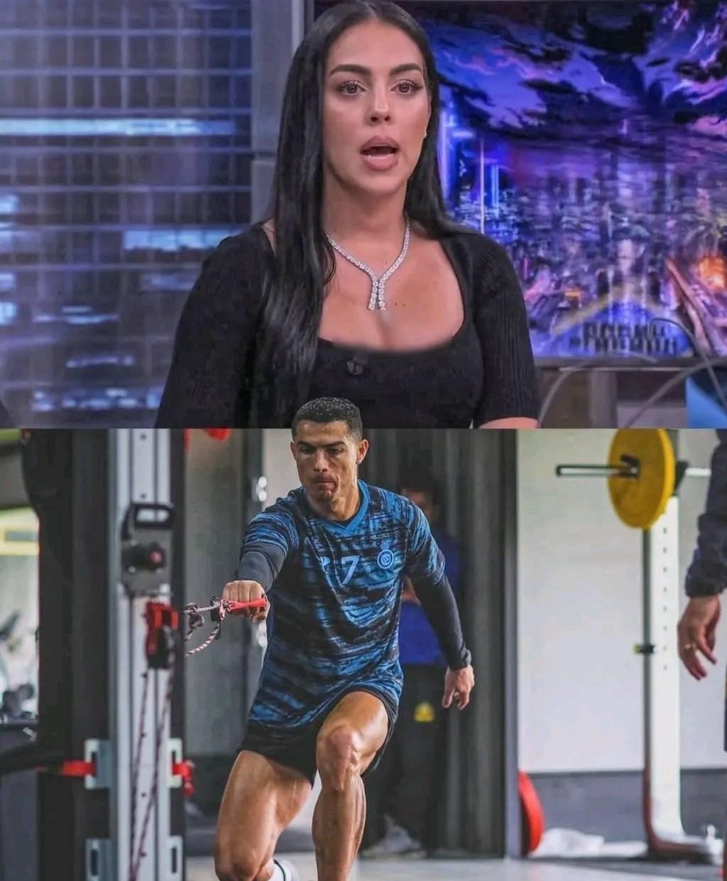 乔治娜·罗德里格斯说：
“C罗早上6点起床。他起床后先做一些运动。早上他会喝很多