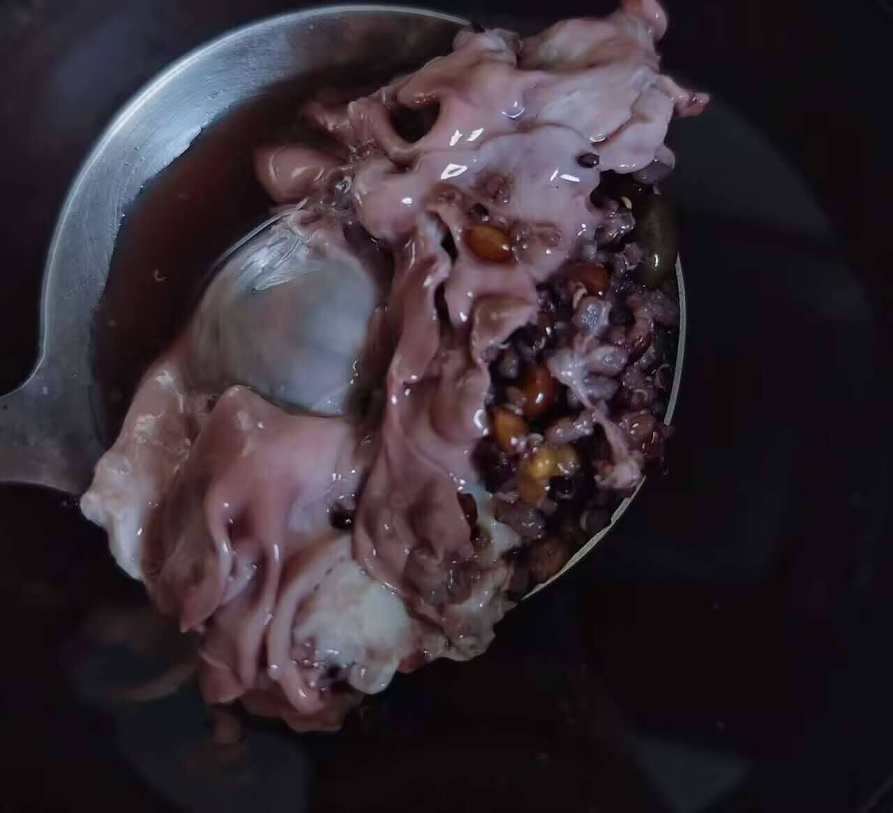客家菜：鸡蛋煮红豆粥 