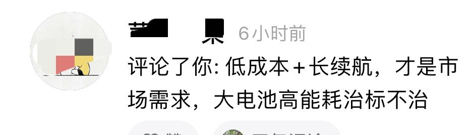 关于插混和增程要不要上大电池
网友有话说：
有人说大电池过犹不及
有人说纯电20