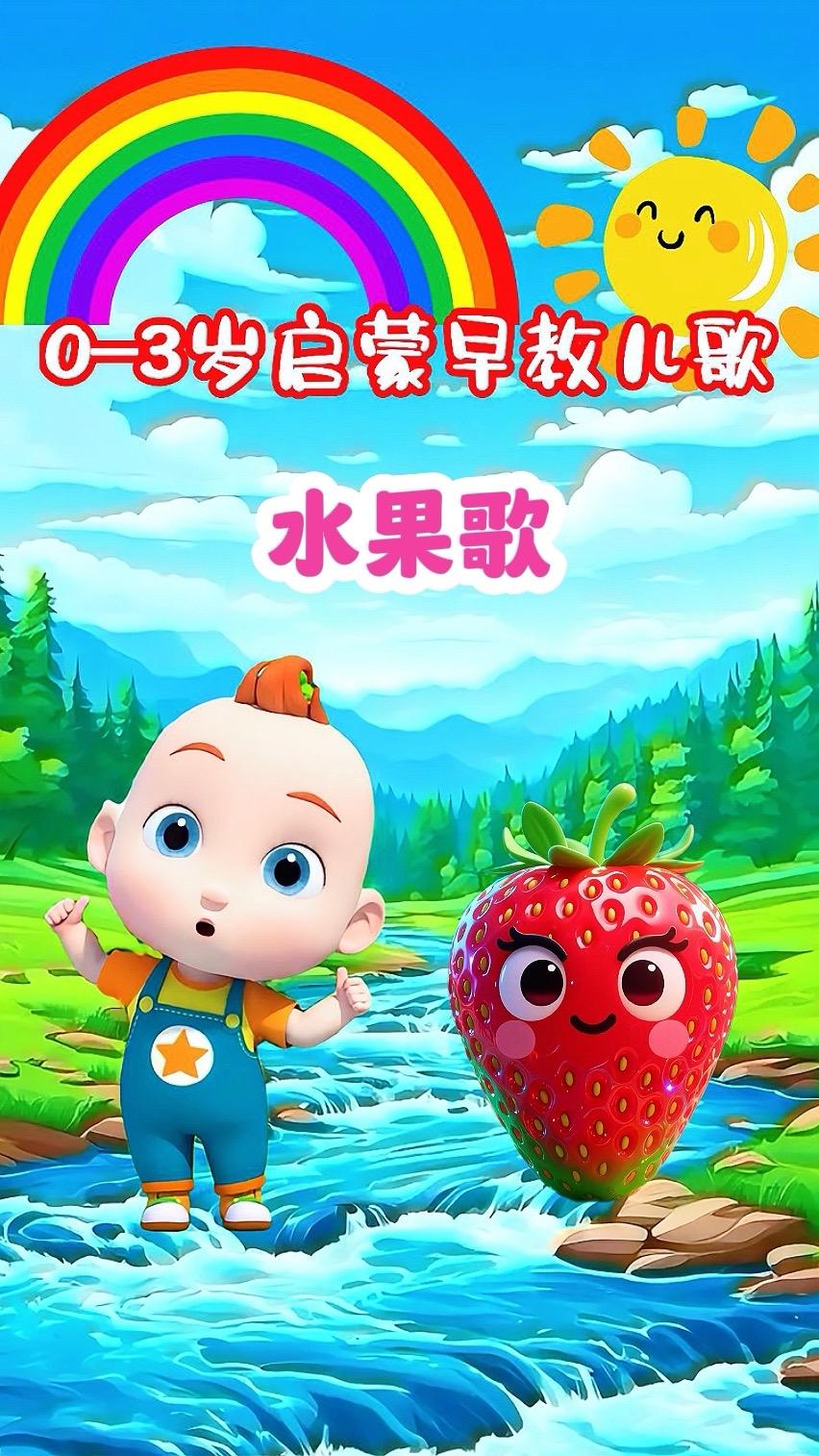 宝宝启蒙早教儿歌动画《水果歌》