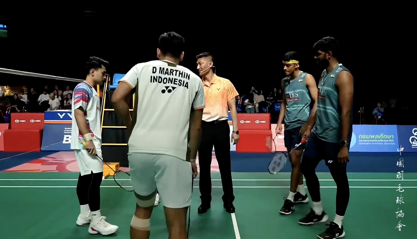 男双决赛：兰基雷迪/谢提🇮🇳 vs 🇮🇩卡尔南多/马丁，比赛马上开始！更