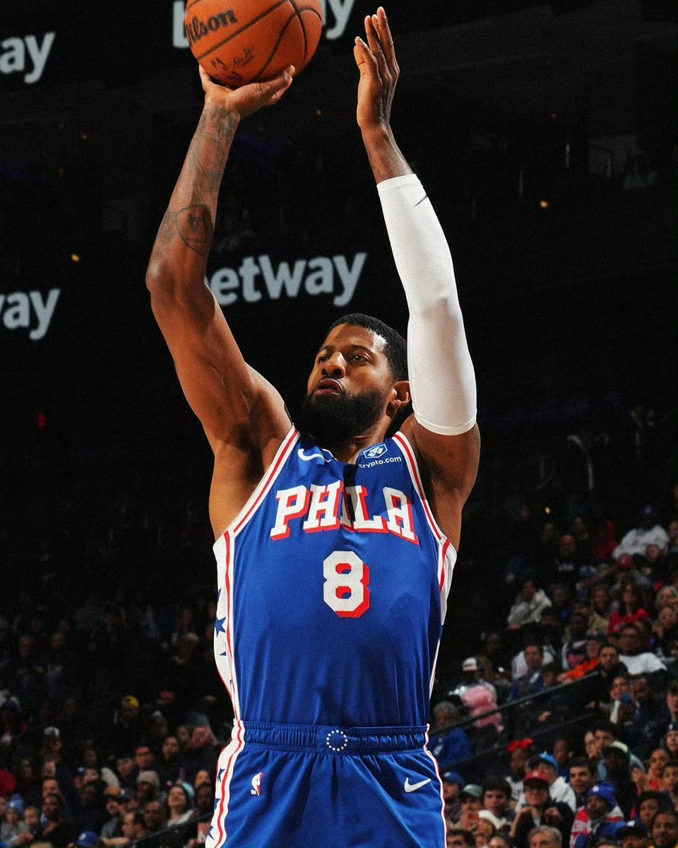 Breaking！！！Shams：保罗-乔治违反联盟禁药政策，被禁赛25场。保罗