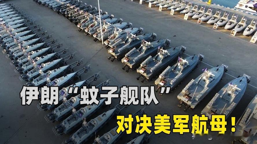 伊朗“蚊子舰队”凭借大量小型高速快艇，在霍尔木兹海峡实施非对称作战。这些快艇藏于