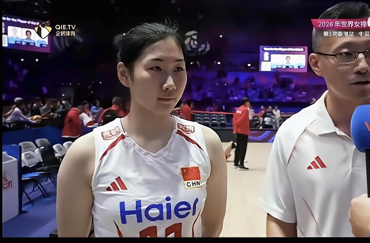 中国女排，低调实在的小将李晨瑄，砍下全队最高分输给意大利女排
输给意大利女排之后