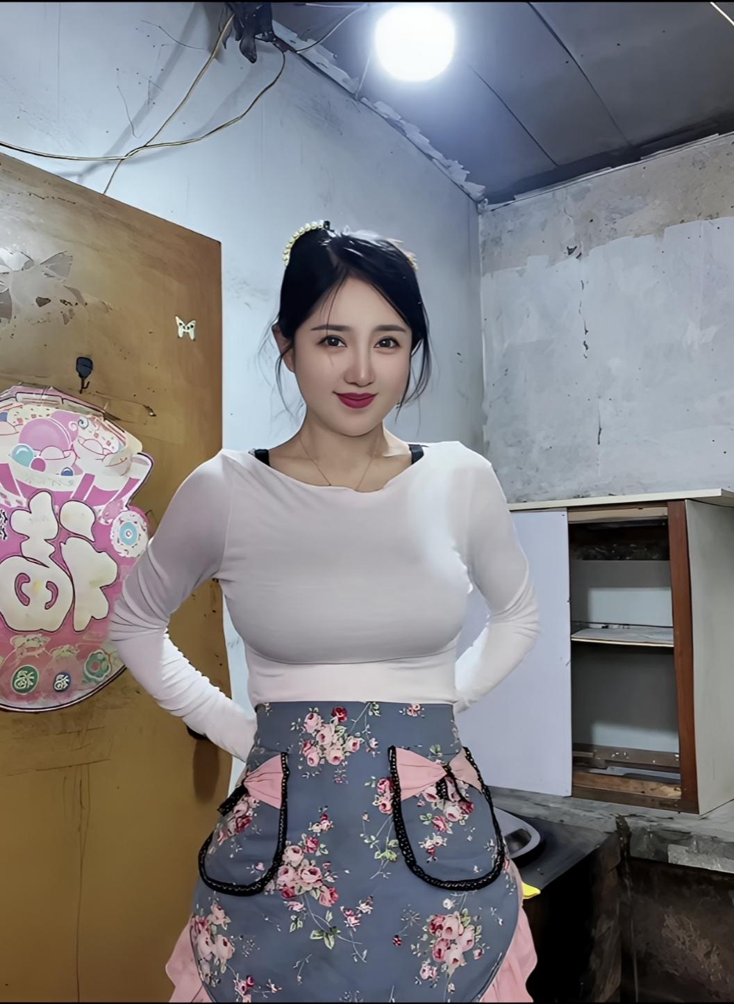 粉妆玉面，笑靥如花。