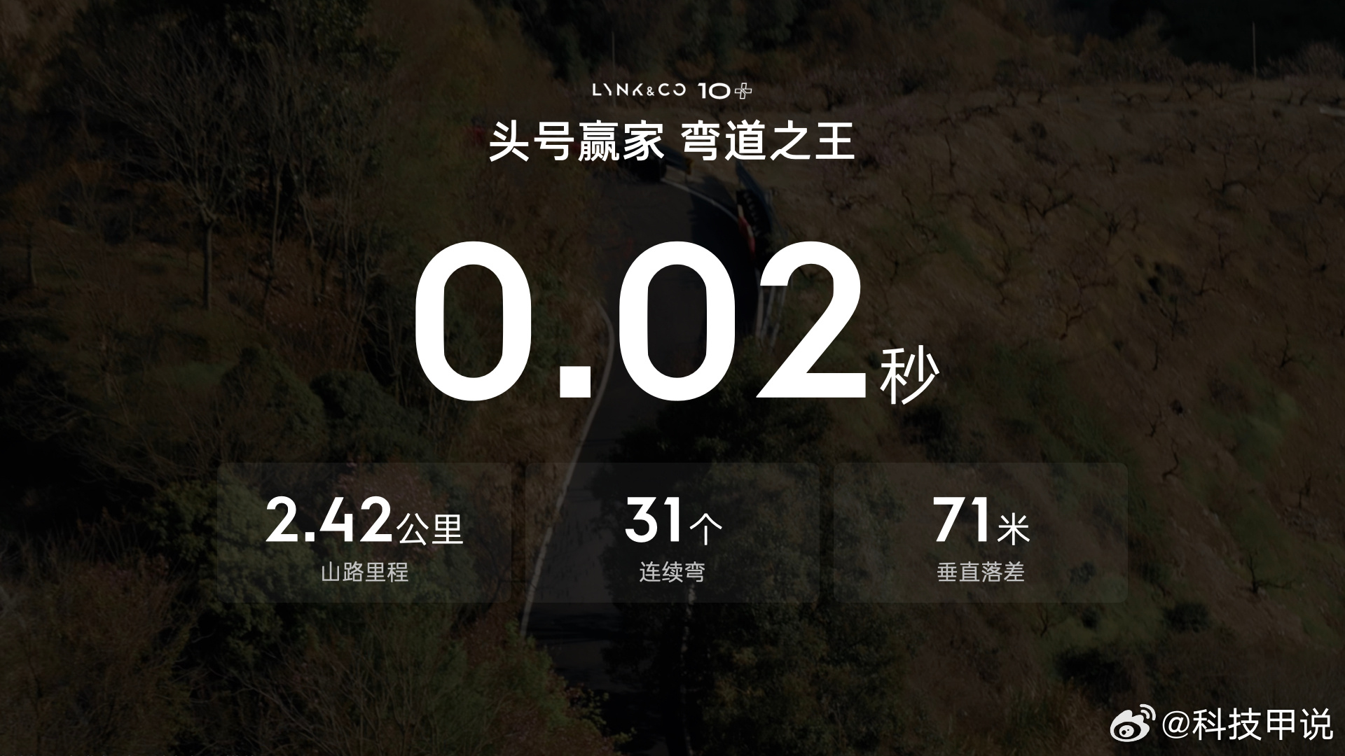 领克10+刷新亚洲山脊赛道圈速第一圈速说话，实力为王！领克10+以1分40秒14