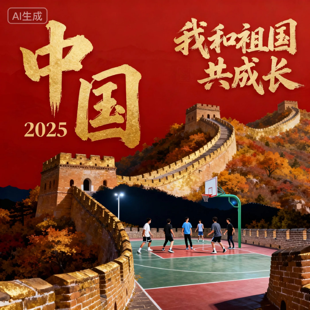 打卡快乐十一 打卡！我的国庆专属AI形象，仪式感满分！你们也快去试试看~我和祖国