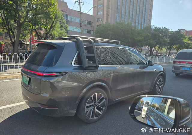 上了小梯子的理想L9，帅不帅？ ​​​
