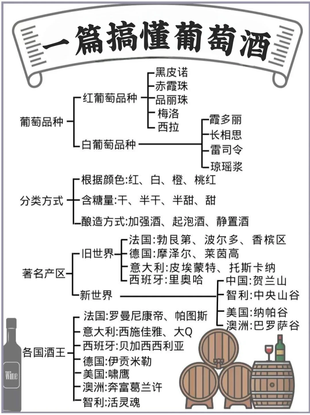 干货收藏📚｜葡萄酒入门看这篇就够了‼️