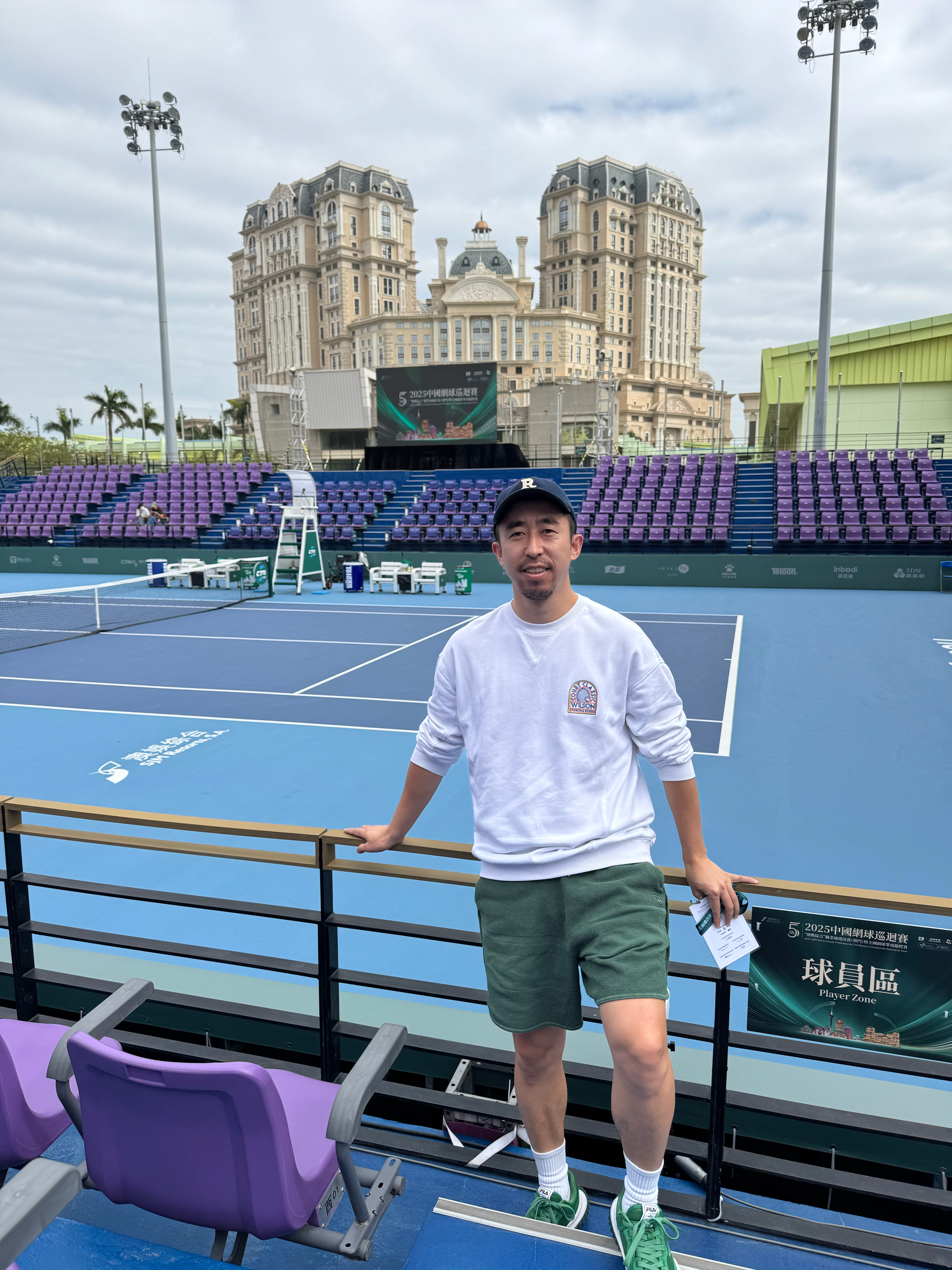 今天天气好棒～☁️继续在澳门过夏天！🇲🇴网球talking大会网球 澳门·澳